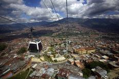 View over the Barrios Pobre of Medellin, Where Pablo Escobar Had Many Supporters, Colombia-Olivier Goujon-Photographic Print