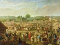 The Fair at Quimper, 1810-Olivier Perrin-Framed Stretched Canvas