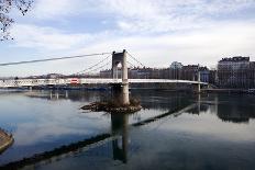 The River Rhone, Lyon, Rhone-Alpes, France, Europe-Oliviero-Photographic Print