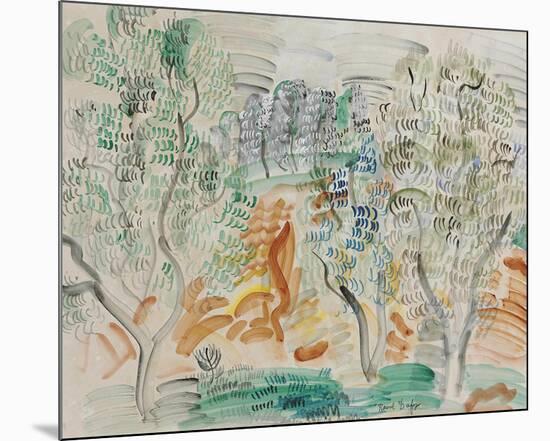 Oliviers-Raoul Dufy-Mounted Giclee Print