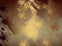 Brown Golden Abstract  Background for Design-ollen-Art Print