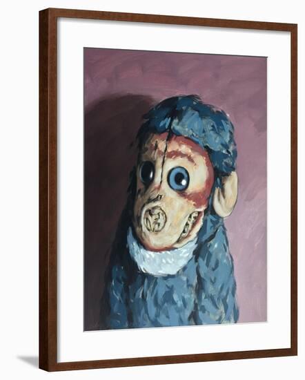 Ollie Monkey, 2007,-Peter Jones-Framed Giclee Print