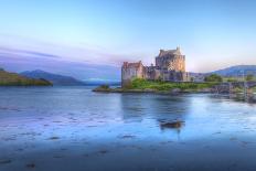 Eilan Donan Castle at Sunset-olliemt-Photographic Print