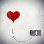 Heart Attached To A Socket-olly2-Art Print