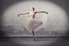 Beautiful Ballerina Dancing-Ollyy-Photographic Print