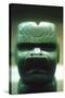 Olmec Carved Jade Head, Pre-Columbian, Central America, 1150-800 Bc-null-Stretched Canvas