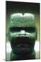 Olmec Carved Jade Head, Pre-Columbian, Central America, 1150-800 Bc-null-Mounted Photographic Print