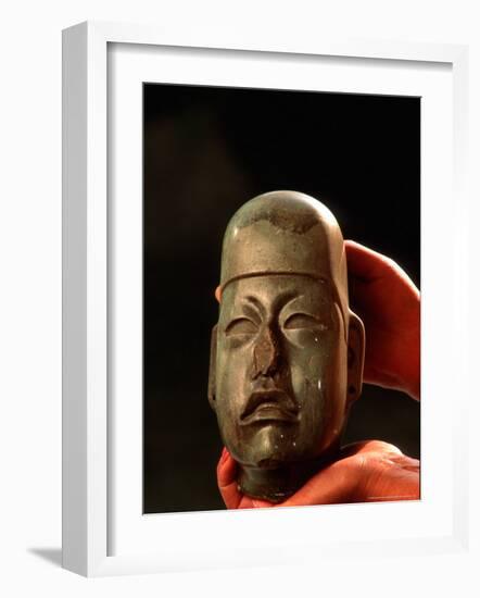 Olmec, Jade, National Museum of Anthropology and History, Mexico City, Mexico-Kenneth Garrett-Framed Photographic Print