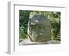 Olmec Stone Head at Parque-Museo La Venta, Villahermosa, Tabasco, Mexico, North America-Richard Nebesky-Framed Photographic Print