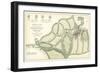 Olmstead Plan for Pinehurst-null-Framed Art Print