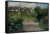 OLOT LANDSCAPE. Author: MAIFREN. Location: PRIVATE COLLECTION, SEVILLA, SEVILLE, SPAIN-MAIFREN-Framed Stretched Canvas