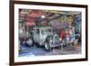 Olsens Garage-Robert Kaler-Framed Photographic Print