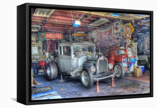 Olsens Garage-Robert Kaler-Framed Stretched Canvas