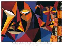 Maskermorphosis I-Olu Jimi Adeniyi-Framed Art Print