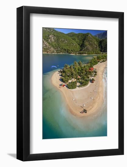 Oludeniz, Aerial, Fethiye, Turkey-Ali Kabas-Framed Photographic Print