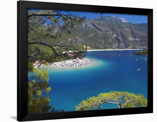 Oludeniz Beach, Fethiye, Anatolia, Turkey, Asia Minor, Eurasia-Sakis Papadopoulos-Framed Photographic Print