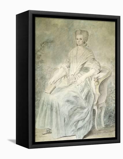 Olympe De Gouges (1748-1793), French Playwright and Political Activist Guillotined in 1793-null-Framed Stretched Canvas