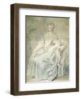 Olympe De Gouges (1748-1793), French Playwright and Political Activist Guillotined in 1793-null-Framed Art Print