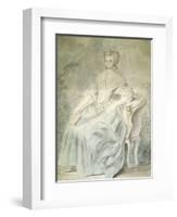 Olympe De Gouges (1748-1793), French Playwright and Political Activist Guillotined in 1793-null-Framed Art Print