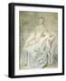 Olympe De Gouges (1748-1793), French Playwright and Political Activist Guillotined in 1793-null-Framed Art Print