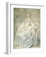 Olympe De Gouges (1748-1793), French Playwright and Political Activist Guillotined in 1793-null-Framed Art Print