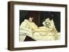 Olympia, 1863-Edouard Manet-Framed Art Print