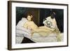 Olympia, 1863-Edouard Manet-Framed Giclee Print