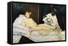 Olympia, 1863-Edouard Manet-Framed Stretched Canvas