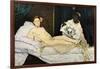 Olympia, 1863-Edouard Manet-Framed Giclee Print