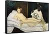 Olympia, 1863-Edouard Manet-Framed Stretched Canvas