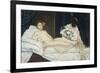 Olympia, 1863-Edouard Manet-Framed Art Print