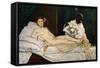 Olympia, 1863-Edouard Manet-Framed Stretched Canvas