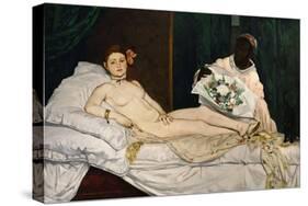 Olympia, 1863-Edouard Manet-Stretched Canvas