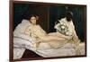 Olympia, 1863-Edouard Manet-Framed Giclee Print