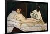 Olympia, 1863-Edouard Manet-Framed Giclee Print