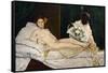 Olympia, 1863-Edouard Manet-Framed Stretched Canvas