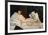 Olympia, 1863-Edouard Manet-Framed Giclee Print