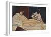 'Olympia', 1863-Edouard Manet-Framed Giclee Print