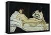 Olympia, c.1863-Edouard Manet-Framed Stretched Canvas