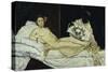 Olympia, c.1863-Edouard Manet-Stretched Canvas