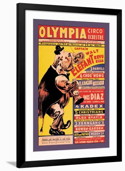 Olympia Circo Ecuestre-null-Framed Art Print