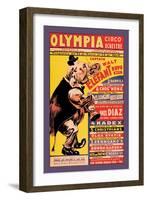 Olympia Circo Ecuestre-null-Framed Art Print