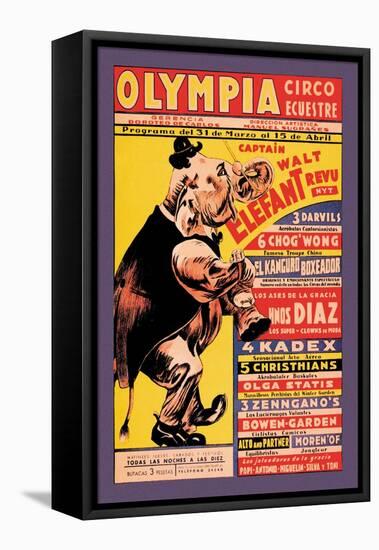 Olympia Circo Ecuestre-null-Framed Stretched Canvas