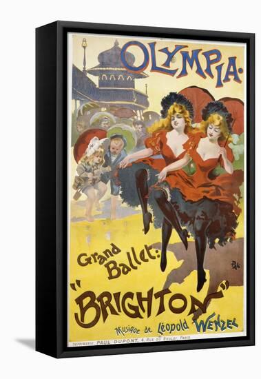 Olympia - Grand Ballet: "Brighton" Poster Advertisement-null-Framed Stretched Canvas