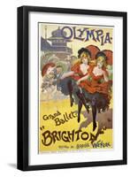 Olympia - Grand Ballet: "Brighton" Poster Advertisement-null-Framed Giclee Print