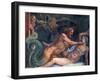 Olympia is Seduced by Jupiter, Whose Thunderbolt is Seized by an Eagle-Giulio Romano-Framed Giclee Print