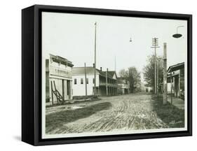 Olympia, Lower Main Street, 1902-Asahel Curtis-Framed Stretched Canvas