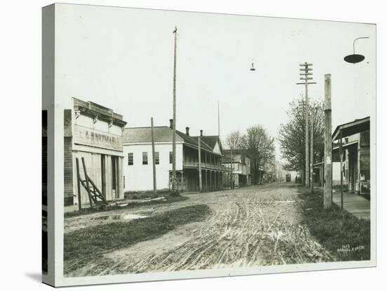 Olympia, Lower Main Street, 1902-Asahel Curtis-Stretched Canvas