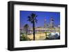 Olympia marina in Barcelona, Catalonia, Spain-null-Framed Art Print