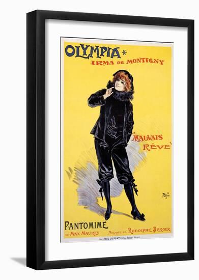 Olympia, Mauvais Reve-PAL (Jean de Paleologue)-Framed Art Print